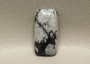 Snowflake Obsidian Cabochon Rectangle Semi Precious Gemstone #23