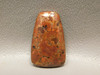 Trapezoid Cabochon Native Copper Rose Red Stone #20