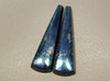 Covellite Metallic Blue Pyrite Rare Cabochons Stones Matched Pairs #25