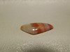 Laguna Agate Translucent Banded Red Triangle Stone Cabochon #24