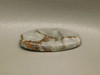 Natural White Quartz and Native Copper Stone Cabochon #16