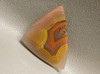 Yellow Orange Coyamito Agate Banded Stone Cabochon Triangle #17