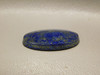 Natural Lapis Lazuli Oval Stone Blue Gold Pyrite Cabochon #7