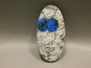 K2 Azurite Granite Jasper Cabochon Blue Dot Semiprecious Stone #17