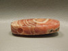 Rhodochrosite Pink Side Drilled Stone Oval Bead Pendant #4