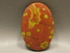 Morgan Hill Poppy Jasper Orbicular Stone Cabochon California #2