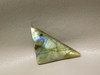 Rainbow Labradorite Cabochon Gemstone Triangle Stone #6