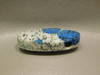 Focal Point Bead Pendant K2 Azurite Granite Blue Spotted #6