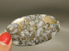 Cabochons Snowflake Mohawkite Large Oval Stone #23