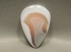 Botswana Agate Banded Pink White Gemstone Cabochon Stone #10