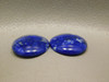 Cabochons Natural Stones Lapis Pyrite 17 mm Rounds Matched Pairs #10