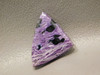 Purple Cabochon Charoite Loose Stone Triangle Jewelry Design #15