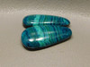 Chrysocolla Malachite Stones Designer Cabochon Pairs #22