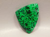 Maw Sit Sit Vibrant Green Jade Black Large Rare Stone Cabochon #9