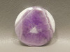 Chevron Amethyst Designer Cabochon Purple 30 mm Round Stone #21