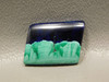 Azurite Malachite Arizona Blue Green Stone Freeform Cabochon #24