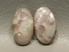Lavender Lepidolite Matched Pairs Stones Cabochons Ovals #2