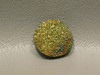 Druse Pyrite Small Stone Drusy Cabochon Sparkly 14 mm Round #1