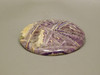 Purple Sagenite Opalized Fluorite 47.5 mm Round Cabochon Stone #12