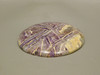 Purple Sagenite Opalized Fluorite 47.5 mm Round Cabochon Stone #12