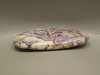 Purple Sagenite Opalized Fluorite Cabochon Oval Semiprecious Stone #13