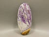 Purple Sagenite Opalized Fluorite Cabochon Large Oval Stone #16