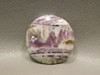 Purple Sagenite Round Cabochon Stone Opalized Fluorite #24