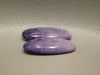 Tiffany Stone Utah Cabochons Purple Semiprecious Stones Pairs #12