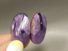 Charoite Purple Jewelry Earring Cabochon Stones Matched Pairs #11