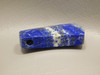 Lapis Lazuli Blue White Gemstone Side Drilled Bead Pendant #3