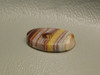 Bacon Opal Banded Small Ring Stone 17 mm by 12 mm Cabochon #15