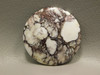 Designer Cabochon Wild Horse White Stone 37.5 mm Round #4