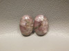 Lepidolite Matched Pairs Stones Cabochons 14 mm by 10 mm #15