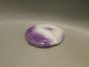 Chevron Amethyst Cabochon 30 mm Round Purple Gemstone #14