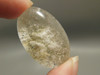 Lodolite Cabochon Stone White Included Clear Quartz #19