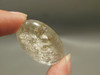 Lodolite Cabochon Stone White Included Clear Quartz #19