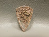 Triangle Cabochon Jewelry Making Stone Quartz with Inclusions #24