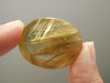 Rutilated Quartz Gold Included Crystal Gemstone Cabochon #Q21