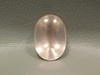 Rose Quartz Cabochon Pink Crystal Buff Topped Stone #1