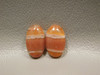 Carnelian Orange Jewelry Cabochons Earring Pairs #20