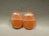 Carnelian Orange Loose Stones Cabochons Pairs #22