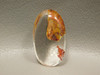 Hematoid Quartz Red Orange Included Ferruginous Quartz Cabochon #Q2