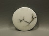 Howlite 40 mm Round White Stone Cabochon #15