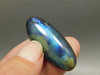 Flashy Yellow Blue Spectrolite Cabochon Rainbow Stone #4