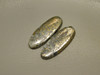 Snowflake Mohawkite Designer Matched Pair Cabochons #23