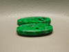 Maw Sit Sit Green Jade Matched Pair Cabochon Stone #4