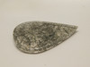Tourmaline Quartz Large Fat Pear Shaped Stone Cabochon #1