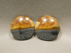 Starry Night Picture Jasper Matched Pair Cabochons #1