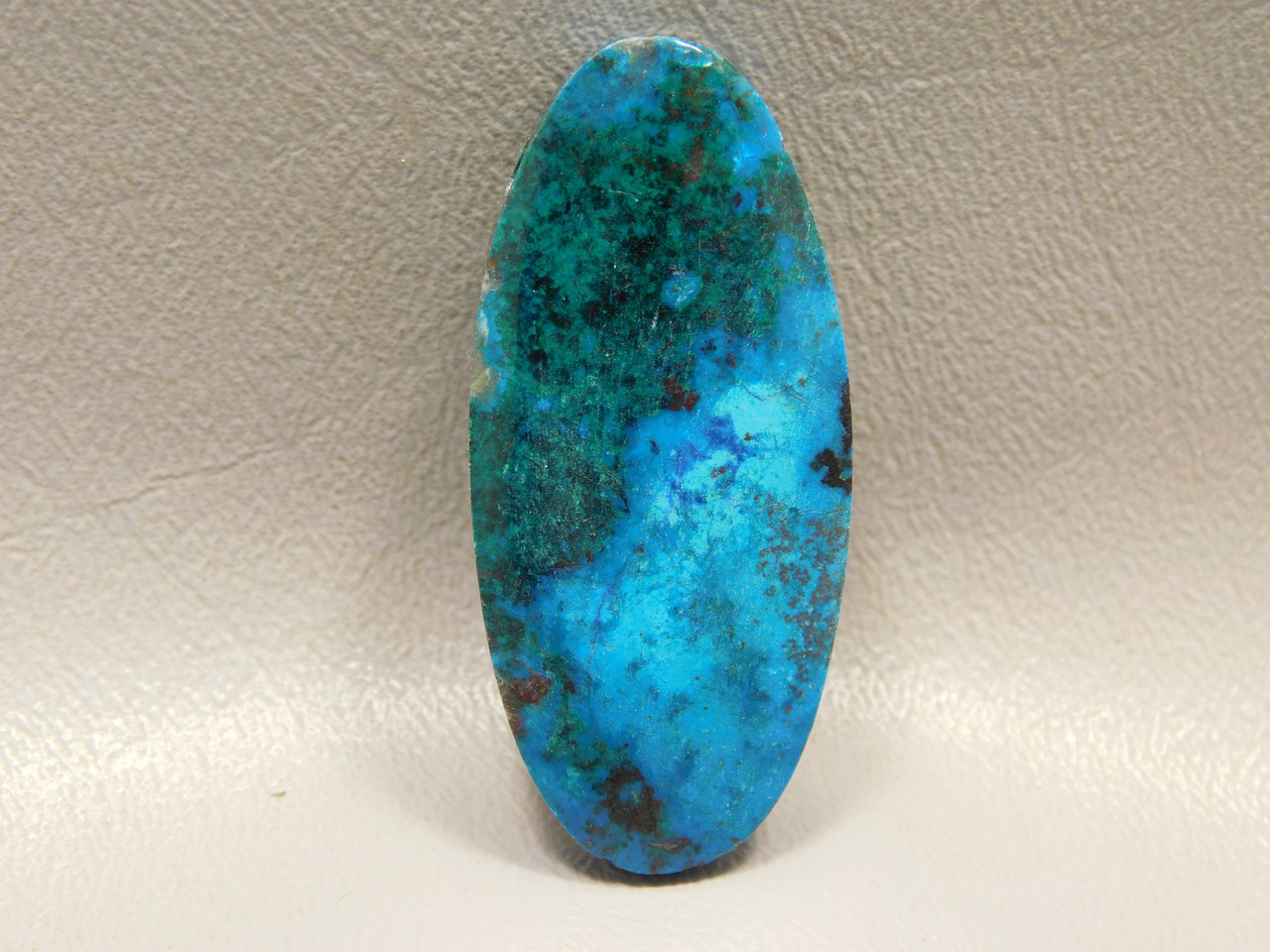 Chrysocolla Shattuckite Stone Bead Pendant #3