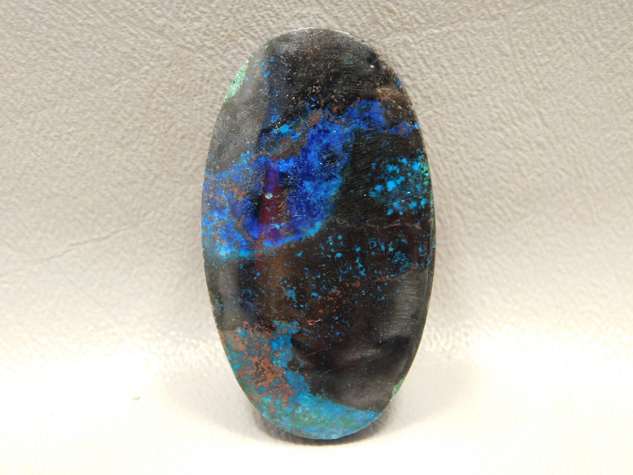 Chrysocolla Shattuckite Stone Bead Pendant #5